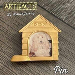 JJ Jonette Jewelry Doghouse Pin Photo Frame
